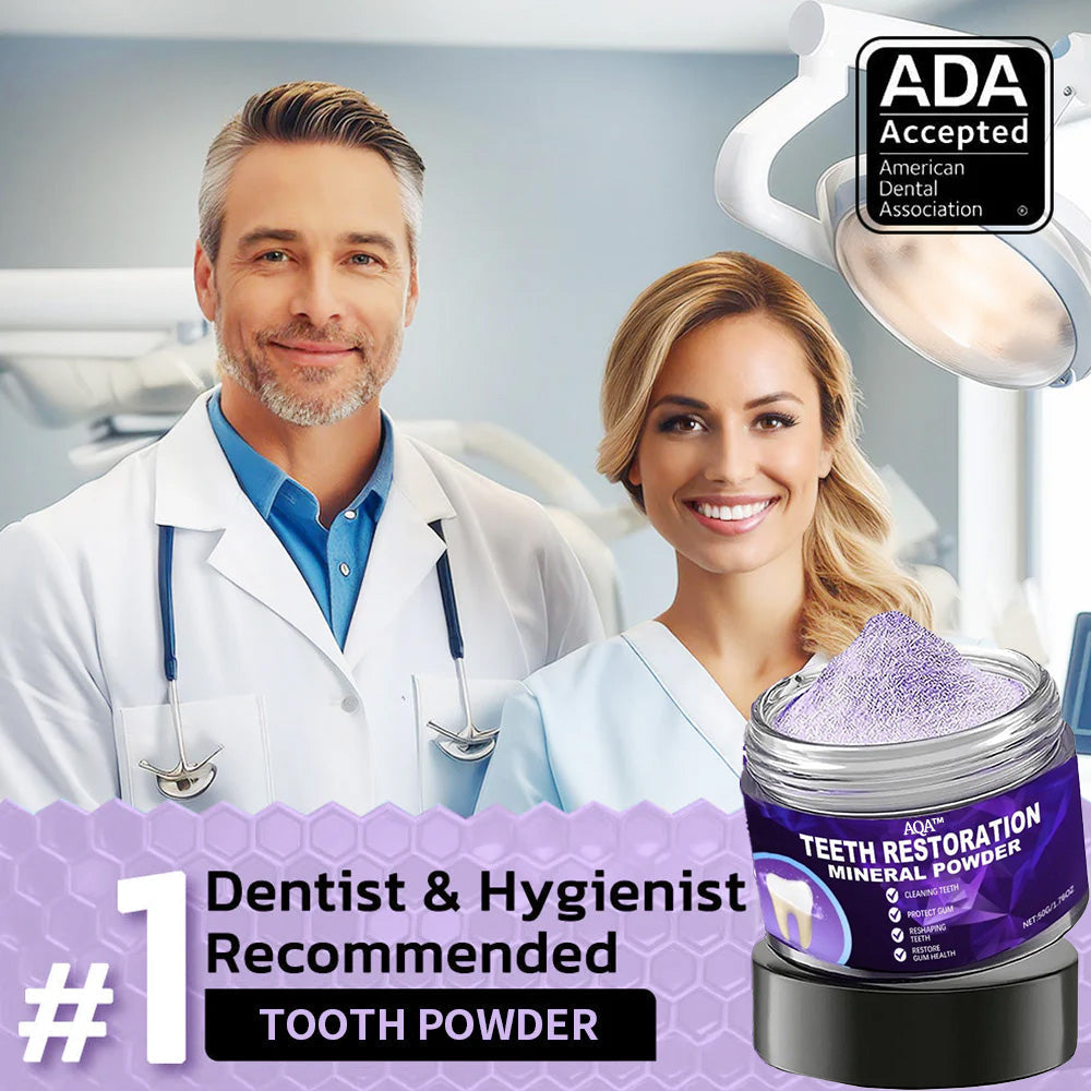 AQA™ Teeth Restoration Mineral Powder🦷(ADA recommended)