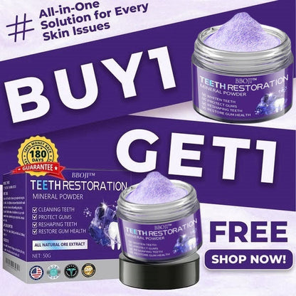 🦷 BBOJI™ Teeth Restoration Mineral Powder – Stronger Teeth, Healthier Smile, Visible Results