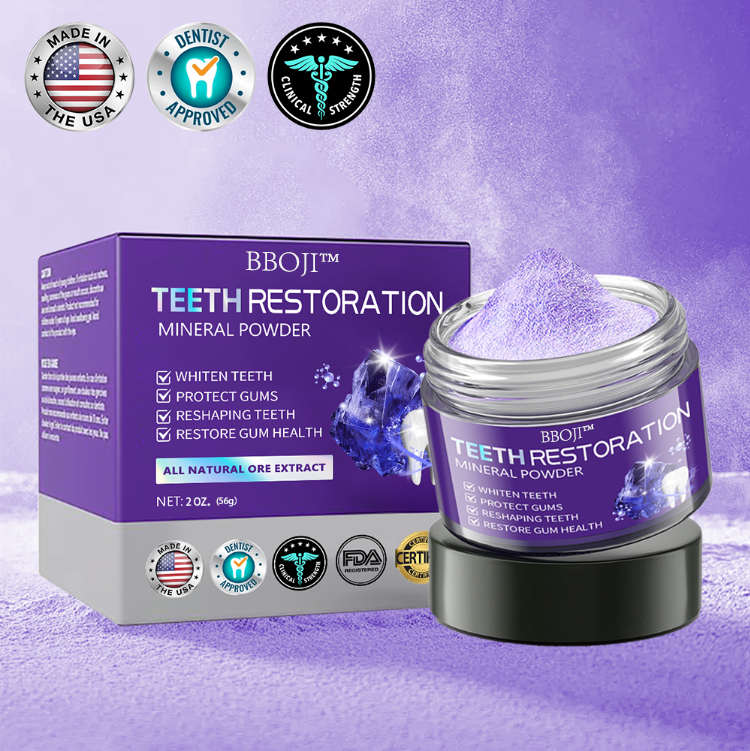 🦷 BBOJI™ Teeth Restoration Mineral Powder – Stronger Teeth, Healthier Smile, Visible Results