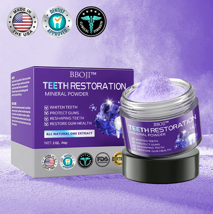 🦷 BBOJI™ Teeth Restoration Mineral Powder – Stronger Teeth, Healthier Smile, Visible Results