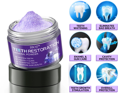 🦷 BBOJI™ Teeth Restoration Mineral Powder – Stronger Teeth, Healthier Smile, Visible Results
