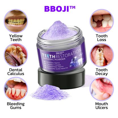 🦷 BBOJI™ Teeth Restoration Mineral Powder – Stronger Teeth, Healthier Smile, Visible Results