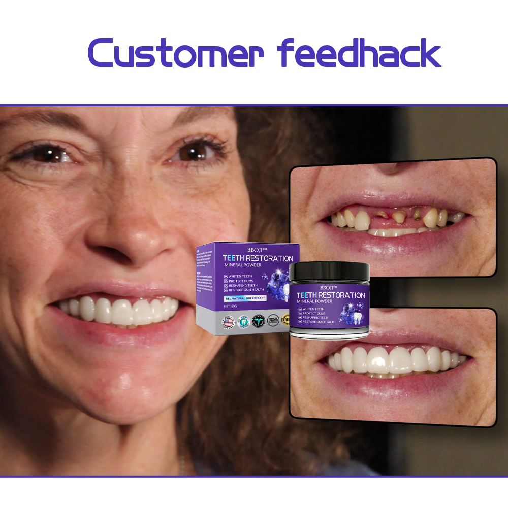 🦷 BBOJI™ Teeth Restoration Mineral Powder – Stronger Teeth, Healthier Smile, Visible Results