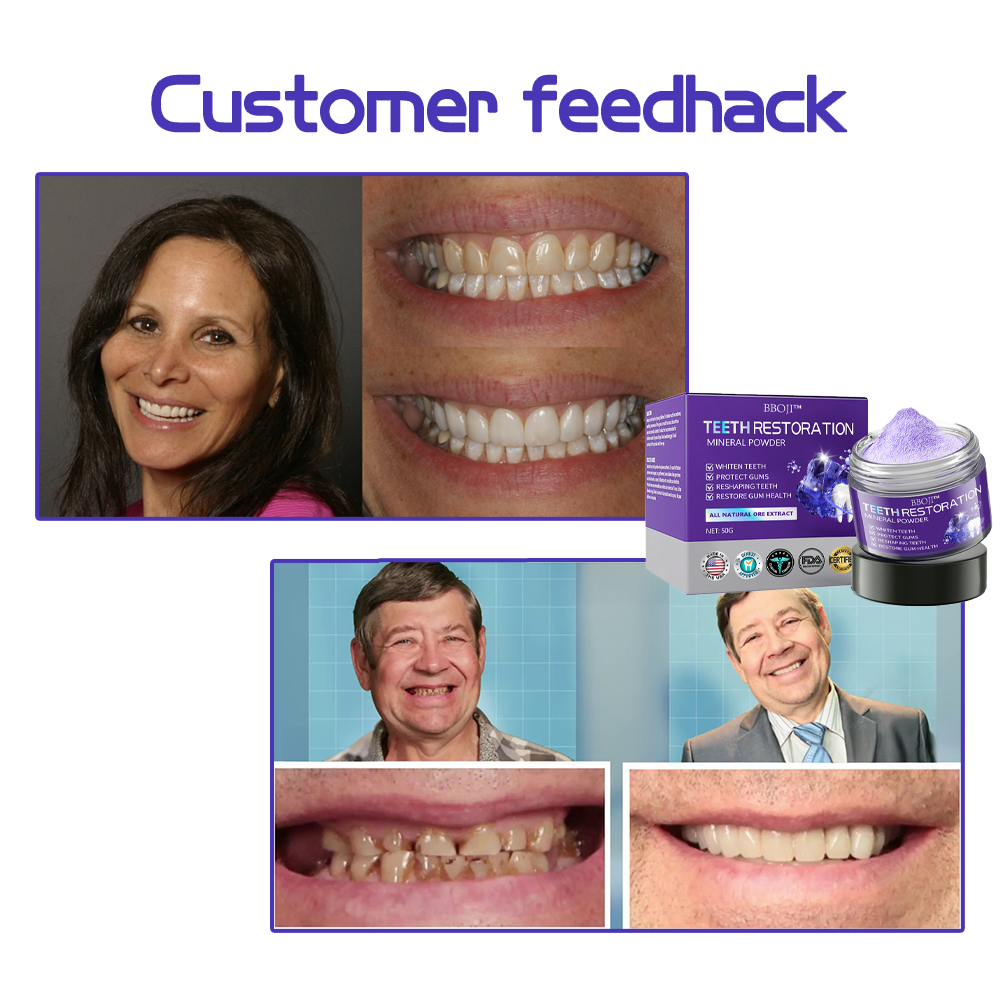 🦷 BBOJI™ Teeth Restoration Mineral Powder – Stronger Teeth, Healthier Smile, Visible Results