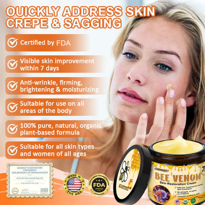 ✨FDA Approved:LOVILDS™  Bee Venom Skin Restoration Cream — 🔥Limited Time 80% OFF🔥