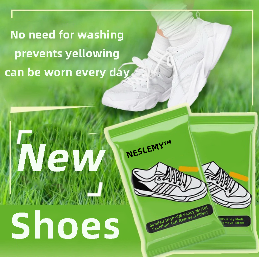 NESLEMY™🌸Antibacterial wipes keep your shoes fresh, clean, and free of odors.