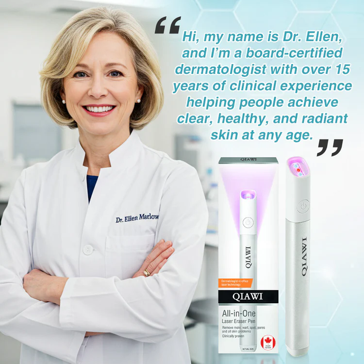 ✨QIAWI™ All-in-One CO₂ Laser Eraser Pen | Removes Moles, Warts, Skin Flaws & Pigmentation