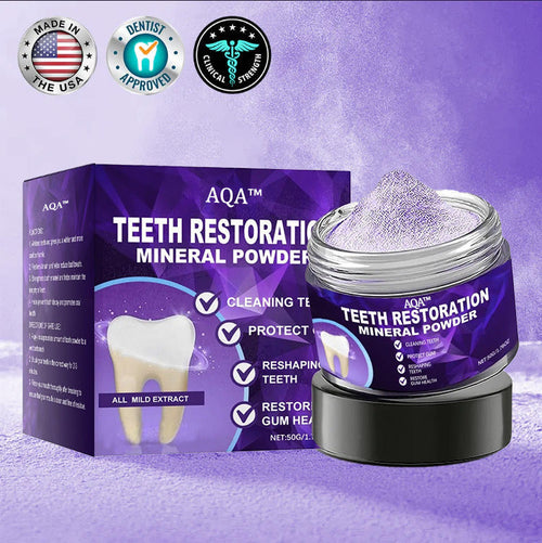 AQA™ Teeth Restoration Mineral Powder🦷(ADA recommended)